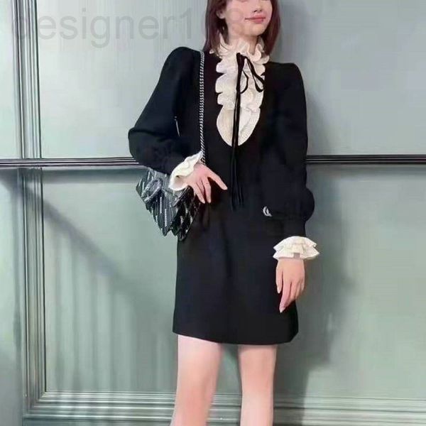 casual dresses designer g family's new spring wool dress, celebrity temperament, ruffle edge fashion, age reducing knitted women's, Black;gray
casual dresses designer g family's new spring wool dress, celebrity temperament, ruffle edge fashion, age reducing knitted women's, Black;gray
