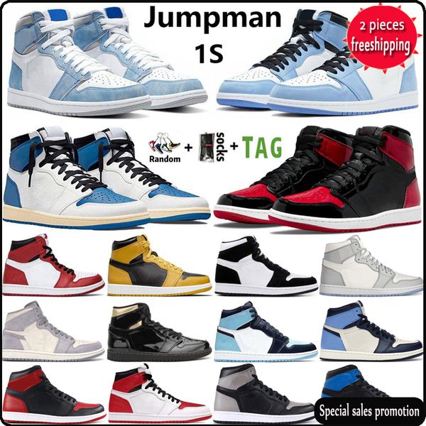 2022 mens 1 high og 1s bred patent university blue men basketball shoes hyper royal dark mocha lucky green heritage bordeaux twist women, Black
2022 mens 1 high og 1s bred patent university blue men basketball shoes hyper royal dark mocha lucky green heritage bordeaux twist women, Black