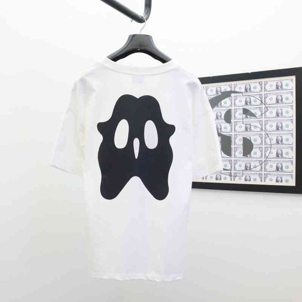 designer ss spring summer europe backside mask print t shirt tee men women high street casual cotton tshirt, White;black
designer ss spring summer europe backside mask print t shirt tee men women high street casual cotton tshirt, White;black
