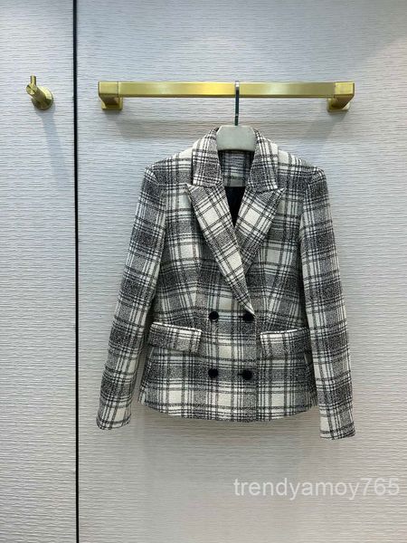 women's suits & blazers plaid suit coat temperament college age reducing double breasted waist wool cardigan spring and autumn women�, White;black
women's suits & blazers plaid suit coat temperament college age reducing double breasted waist wool cardigan spring and autumn women�, White;black