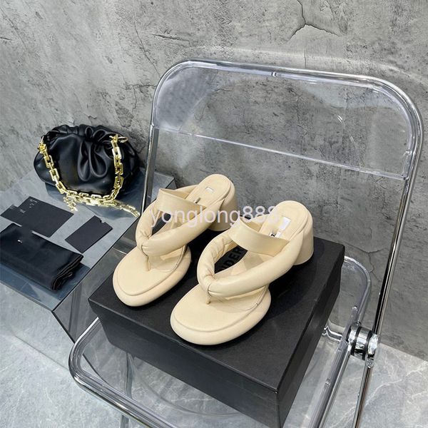 slippers high end quality women's shoes bread high heel flip flops summer casual beach, Black
slippers high end quality women's shoes bread high heel flip flops summer casual beach, Black