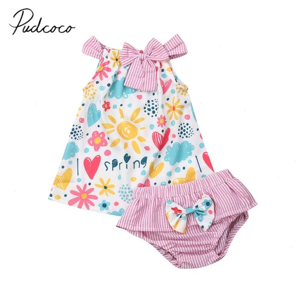 brand infant summer 2pcs clothes set newborn toddler baby girls floral outfits cotton dress pp striped shorts sets, White
brand infant summer 2pcs clothes set newborn toddler baby girls floral outfits cotton dress pp striped shorts sets, White