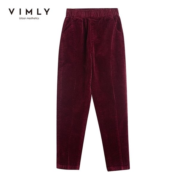 vimly autumn women pencil pants elegant high waist solid slim office lady vintage female straight pants 70118 201228, Black;white
vimly autumn women pencil pants elegant high waist solid slim office lady vintage female straight pants 70118 201228, Black;white