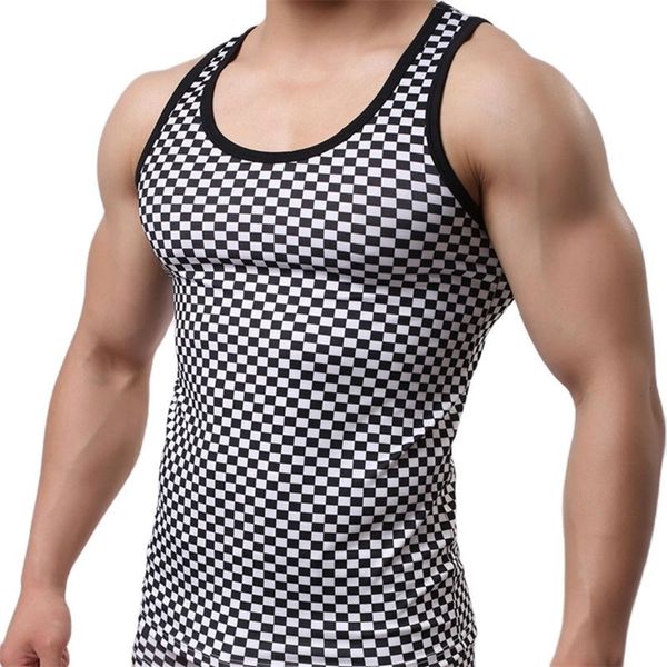men' workout slim tank fit casual plaid bodybuilding shirt muscle men sweatshirt vest jogger sleeveless fashion tee 220426, White;black
men' workout slim tank fit casual plaid bodybuilding shirt muscle men sweatshirt vest jogger sleeveless fashion tee 220426, White;black