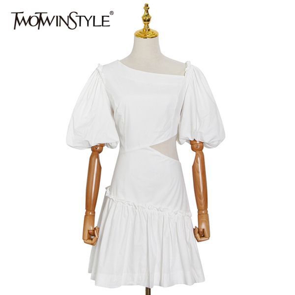 white summer hollow out dress for women o neck short sleeve high waist mini dresses female fashion clothing 210423, Black;gray
white summer hollow out dress for women o neck short sleeve high waist mini dresses female fashion clothing 210423, Black;gray