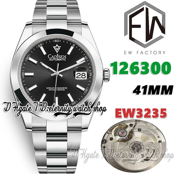 ewf v3 ew126300 cal.3235 a3235 automatic mens watch 41mm black dial stick markers 904l stainless steel bracelet with same serial warranty ca, Slivery;brown
ewf v3 ew126300 cal.3235 a3235 automatic mens watch 41mm black dial stick markers 904l stainless steel bracelet with same serial warranty ca, Slivery;brown
