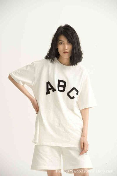 50% discount double essentials 2022 line summer abc letter high street loose men's and women's couple short sleeve t-shirt factory, White;black
50% discount double essentials 2022 line summer abc letter high street loose men's and women's couple short sleeve t-shirt factory, White;black