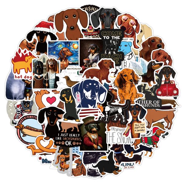 50 pcs new dachshund cartoon cute stickers for kids water bottle lapdiy skateboard luggage phone case car decals
50 pcs new dachshund cartoon cute stickers for kids water bottle lapdiy skateboard luggage phone case car decals