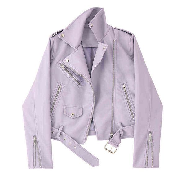 ailegogo new spring autumn faux soft leather jacket women pu coat lapel zipper motorcycle female locomotive outwear with belt l220728, Black
ailegogo new spring autumn faux soft leather jacket women pu coat lapel zipper motorcycle female locomotive outwear with belt l220728, Black