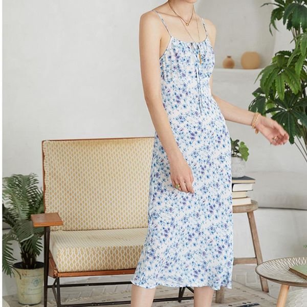 casual dresses blue silk women long dress ladies soft sling midi drawstring tie adjustment summer holiday sleeveless, Black;gray
casual dresses blue silk women long dress ladies soft sling midi drawstring tie adjustment summer holiday sleeveless, Black;gray