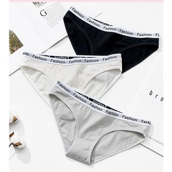 womens cotton panties 3pcs soft striped women underpants solid girls briefs female lingerie -xl comfort underwear, Black;pink
womens cotton panties 3pcs soft striped women underpants solid girls briefs female lingerie -xl comfort underwear, Black;pink