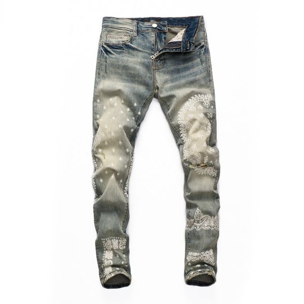 designer jeans mens denim embroidery pants fashion holes trouser us size 28-40 hip hop distressed zipper trousers for male 2022 sell 152bza, Blue
designer jeans mens denim embroidery pants fashion holes trouser us size 28-40 hip hop distressed zipper trousers for male 2022 sell 152bza, Blue