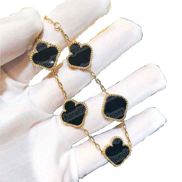 classic fashion 4 leaf clover charm bracelets bangle chain 18k gold agate shell mother-of-pearl for women&girls link002, Golden;silver
classic fashion 4 leaf clover charm bracelets bangle chain 18k gold agate shell mother-of-pearl for women&girls link002, Golden;silver