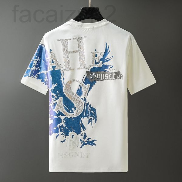 men's t-shirts designer 2022 summer new fashion brand personalized chameleon printing drilling national boutique eagle figure round nec, White;black
men's t-shirts designer 2022 summer new fashion brand personalized chameleon printing drilling national boutique eagle figure round nec, White;black
