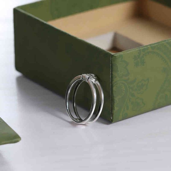 2023 designer new fashion jewelry narrow double hollow out light luxury simple male and female lovers same ring, Silver
2023 designer new fashion jewelry narrow double hollow out light luxury simple male and female lovers same ring, Silver