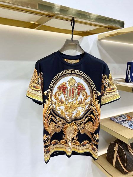 european and american design fashion trendy brand palace printing casual men's wear pure cotton round neck short sleeve t-shirt trendy, White;black
european and american design fashion trendy brand palace printing casual men's wear pure cotton round neck short sleeve t-shirt trendy, White;black