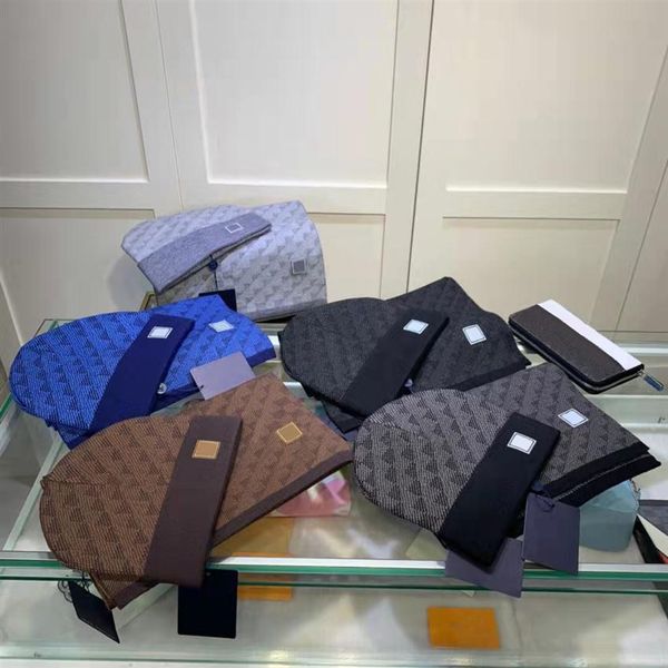 2023 classic designer autumn winter popular knitted scarf and beanie sets men women fashion universal knitted caps wool outdoor wa327m, Blue;gray 
2023 classic designer autumn winter popular knitted scarf and beanie sets men women fashion universal knitted caps wool outdoor wa327m, Blue;gray