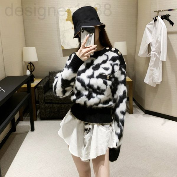 women's knits & tees designer 2021 new autumn fashion versatile knitted loose outer net red leopard brand sweater women n3pi, White
women's knits & tees designer 2021 new autumn fashion versatile knitted loose outer net red leopard brand sweater women n3pi, White