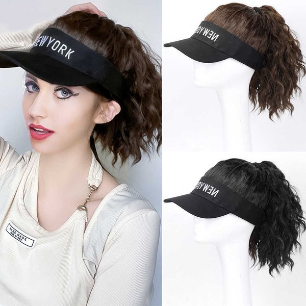 2022 new trending hat-wig hat wig hats hair extension corn synthetic hair high ponytail long curly woman headgear fluffy whole wigs female, Blue;gray
2022 new trending hat-wig hat wig hats hair extension corn synthetic hair high ponytail long curly woman headgear fluffy whole wigs female, Blue;gray
