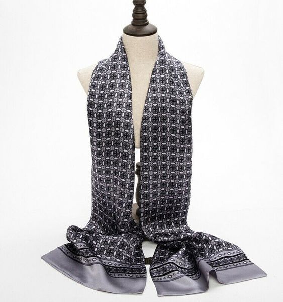 men's 100% mulberry silk scarf double layer neckerchief elegant silky blue grey, Blue;gray
men's 100% mulberry silk scarf double layer neckerchief elegant silky blue grey, Blue;gray