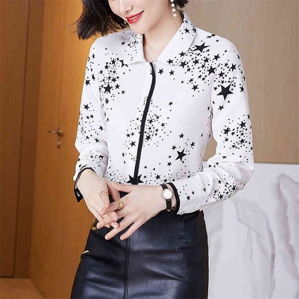 korean women shirts chiffon blouses long sleeve blouse woman white print elegant floral 3xl 210427
korean women shirts chiffon blouses long sleeve blouse woman white print elegant floral 3xl 210427