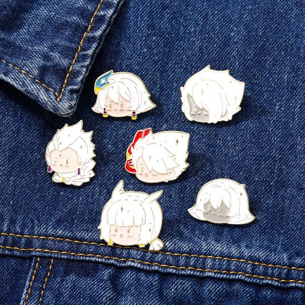 cartoon boy movie enamel pin brooch gamer handsome character alloy brooch badge fashion jewelry gift, Gray
cartoon boy movie enamel pin brooch gamer handsome character alloy brooch badge fashion jewelry gift, Gray