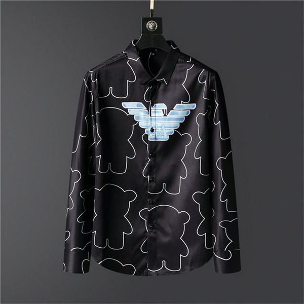 designer mens shirts fashion casual printed super button up shirt long sleeve womens shirts multiple styles autumn wear #hc69, White;black
designer mens shirts fashion casual printed super button up shirt long sleeve womens shirts multiple styles autumn wear #hc69, White;black