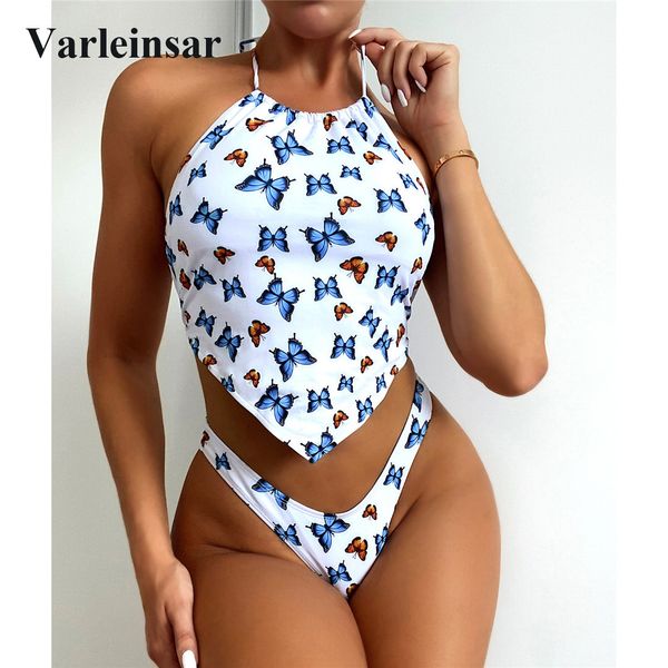 butterfly printed backless halter bikini female swimsuit women swimwear two-piece bikini set bather bathing suit swim v3174, White;black
butterfly printed backless halter bikini female swimsuit women swimwear two-piece bikini set bather bathing suit swim v3174, White;black