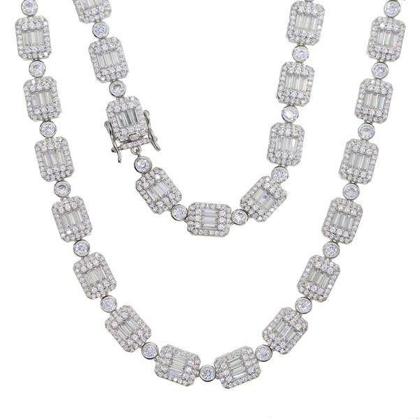 new arrived women hip hop choker necklace with baguette cz paved tennis chain jewelry for wedding necklaces jewelry wholesale, Silver
new arrived women hip hop choker necklace with baguette cz paved tennis chain jewelry for wedding necklaces jewelry wholesale, Silver