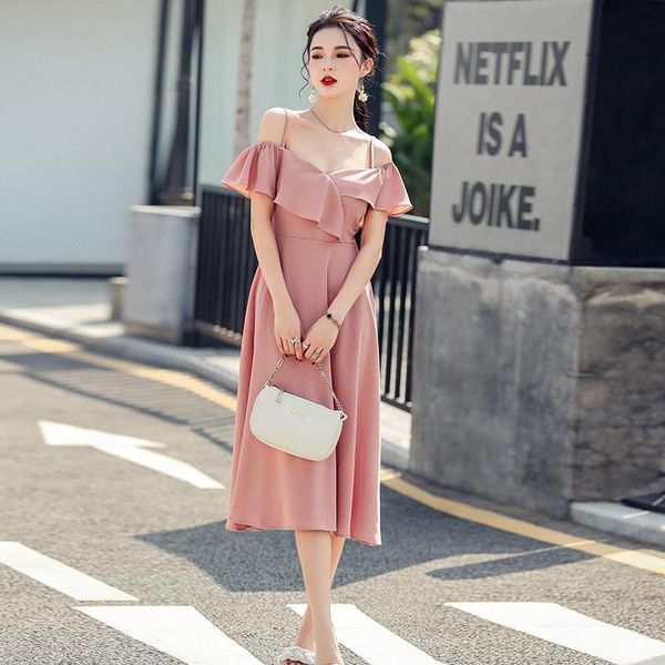 casual dresses summer mid-length dress v-neck ruffle strapless 2022 vacation clothes for women pink, Black;gray
casual dresses summer mid-length dress v-neck ruffle strapless 2022 vacation clothes for women pink, Black;gray