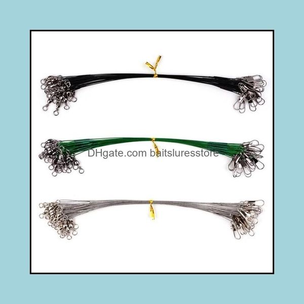 braid line fishing lines sports outdoors 20pc/lot steel wire leader with swivel anti-bite 15/20/30cm accessory 3 colors olta leadcore leas
braid line fishing lines sports outdoors 20pc/lot steel wire leader with swivel anti-bite 15/20/30cm accessory 3 colors olta leadcore leas