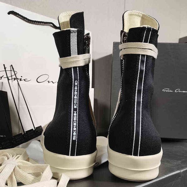 22 version of trendy spring and autumn ro men's shoes high upper thick bottom double thread letter canvas sports leisure couple short, Black
22 version of trendy spring and autumn ro men's shoes high upper thick bottom double thread letter canvas sports leisure couple short, Black