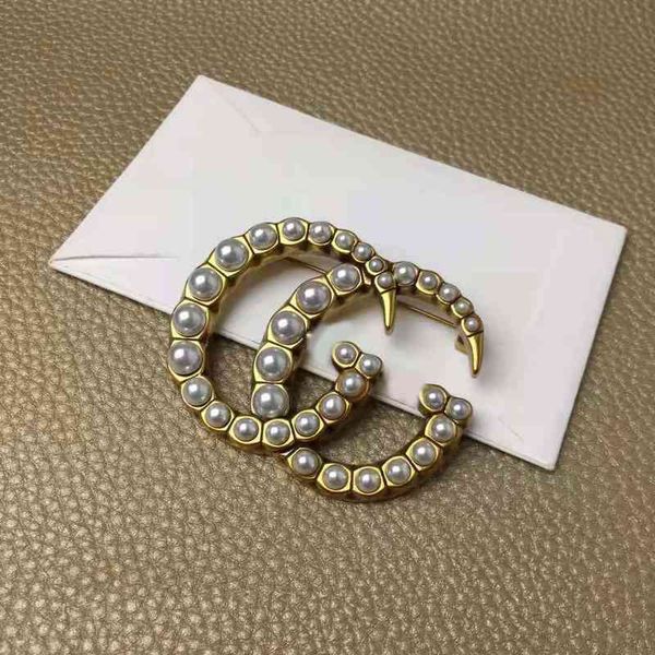 high-end version pearl brooch women's light luxury fashion clothes accessories geometric pin, Gray
high-end version pearl brooch women's light luxury fashion clothes accessories geometric pin, Gray