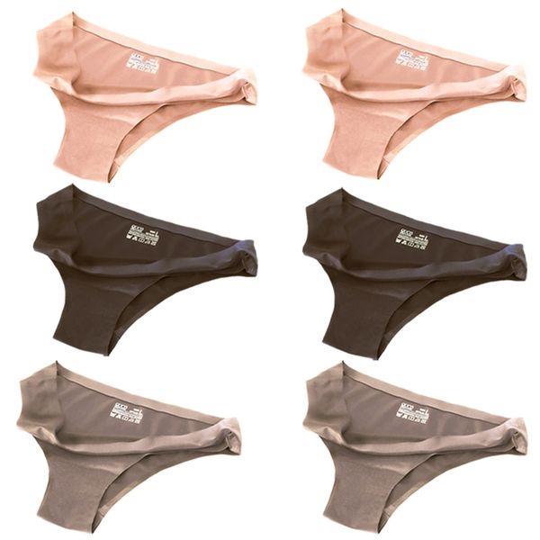 6/lot brand ice silk seamless bikini underwear panties panty vrouwelijke t-back solid soft g-string women 220426, Black;pink
6/lot brand ice silk seamless bikini underwear panties panty vrouwelijke t-back solid soft g-string women 220426, Black;pink