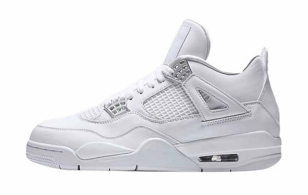 4s basketball shoes pure money 4 men white sliver mens outdoor sport sneakers, Red;white
4s basketball shoes pure money 4 men white sliver mens outdoor sport sneakers, Red;white