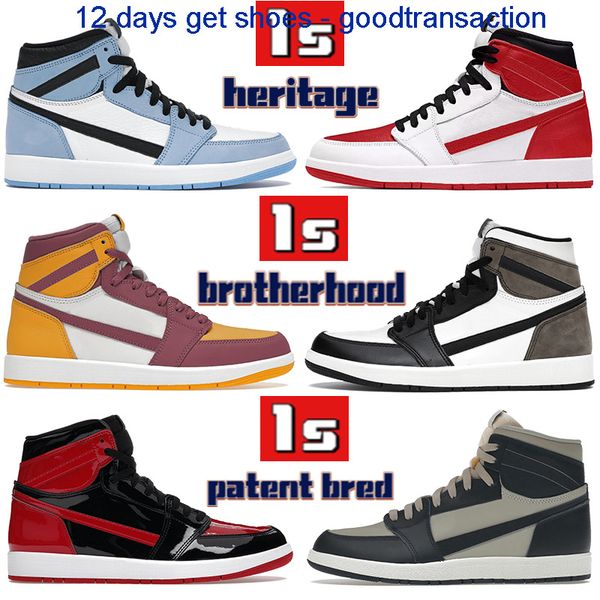 with original box 3 days ship boots 1 1s basketball shoes heritage patent bred university blue atmosphere dark mocha 85 georgetown brotherho
with original box 3 days ship boots 1 1s basketball shoes heritage patent bred university blue atmosphere dark mocha 85 georgetown brotherho