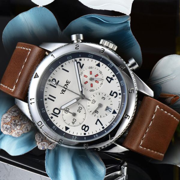 montre de luxe factory men's watch automatic dating quartz movement clock stainless steel case genuine leather super luminous wristwatc, Slivery;brown
montre de luxe factory men's watch automatic dating quartz movement clock stainless steel case genuine leather super luminous wristwatc, Slivery;brown