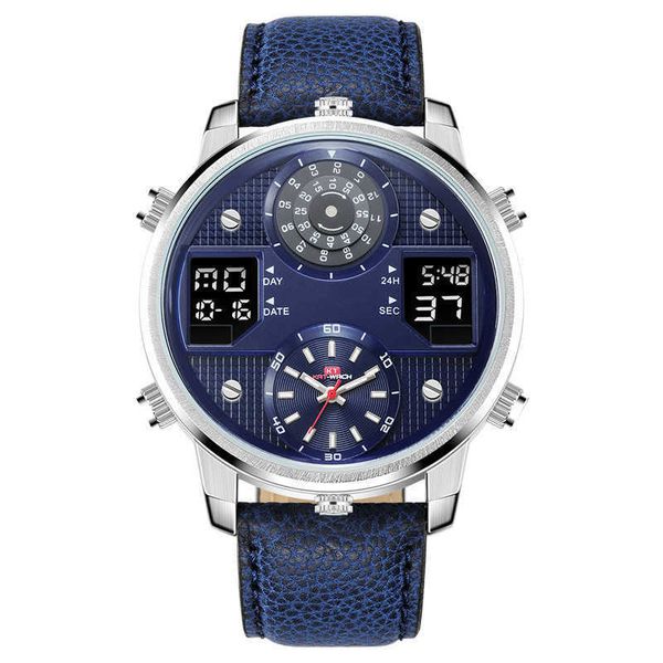 watch multifunction quartz digital display date waterproof stainless steel watch montre de luxe multicolor, Slivery;brown
watch multifunction quartz digital display date waterproof stainless steel watch montre de luxe multicolor, Slivery;brown
