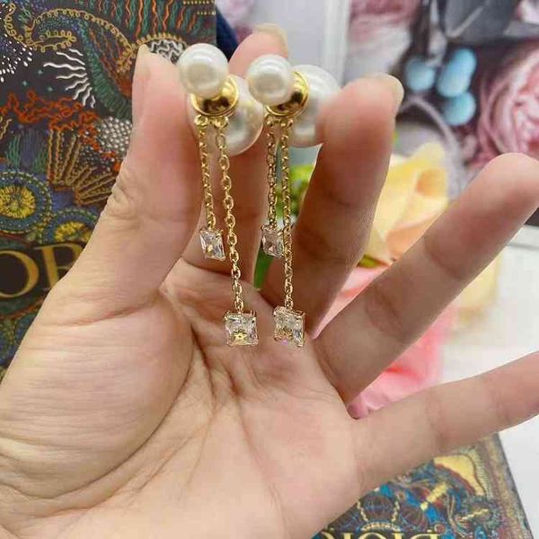 fine jewellery ornament charm earring letter inlaid with rectangular stone size pearl tassel earrings brass material minority design earring, Golden
fine jewellery ornament charm earring letter inlaid with rectangular stone size pearl tassel earrings brass material minority design earring, Golden