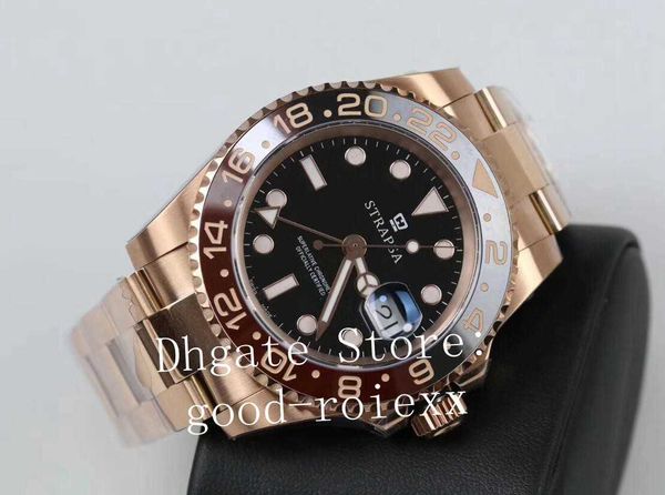 luxury rose gold watch mens gm factory automatic cal.3285 black brown bezel cerachrom men gmt 904l steel 126715 chnr eta pepsi watches, Slivery;brown
luxury rose gold watch mens gm factory automatic cal.3285 black brown bezel cerachrom men gmt 904l steel 126715 chnr eta pepsi watches, Slivery;brown