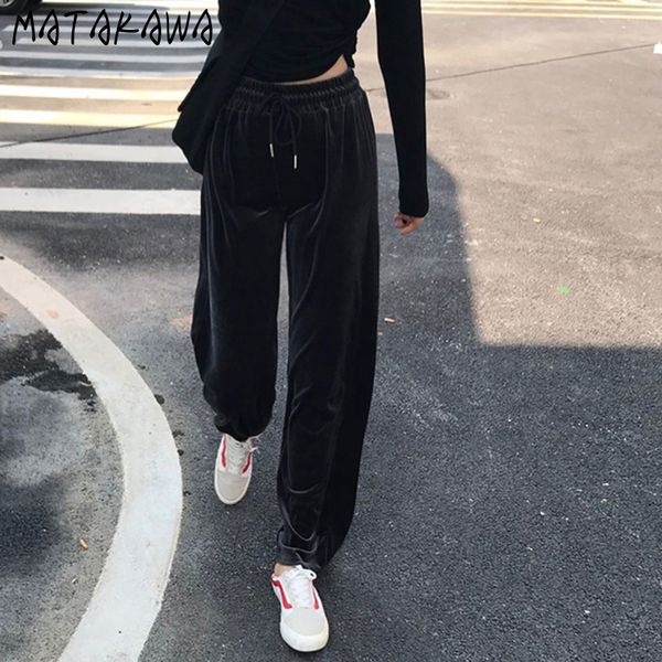 hong kong style gold velvet knock down straight mop trousers korean casual wideleg pants women 210506, Black;white
hong kong style gold velvet knock down straight mop trousers korean casual wideleg pants women 210506, Black;white