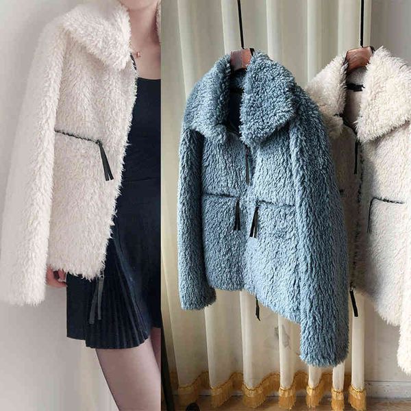 women's jackets trade wei single large lapel long sleeved jacket two side pockets imitation lamb wool warm coat female dongyuan, Black;brown
women's jackets trade wei single large lapel long sleeved jacket two side pockets imitation lamb wool warm coat female dongyuan, Black;brown