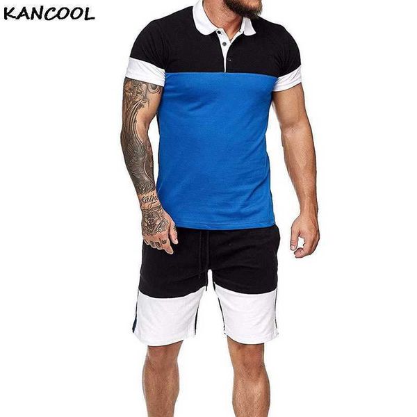 men's tracksuits men sweat suit two piece clothing summer short sleeve shirt set tracksuit sports wear colorblock sets, Gray
men's tracksuits men sweat suit two piece clothing summer short sleeve shirt set tracksuit sports wear colorblock sets, Gray
