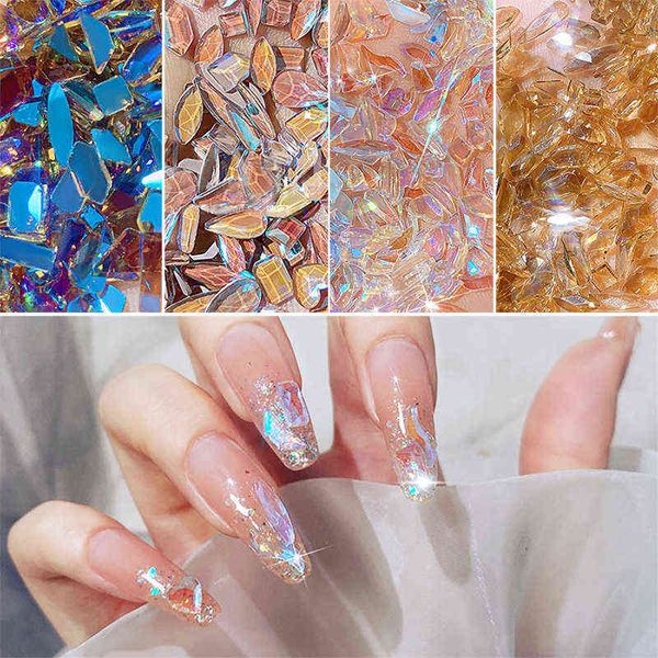 100pcs mix rhinestone crystal ab charm luxury nail art flatback gems for nail 3d decorations glitter manicure nail gems diy 2021 y220408, Black
100pcs mix rhinestone crystal ab charm luxury nail art flatback gems for nail 3d decorations glitter manicure nail gems diy 2021 y220408, Black