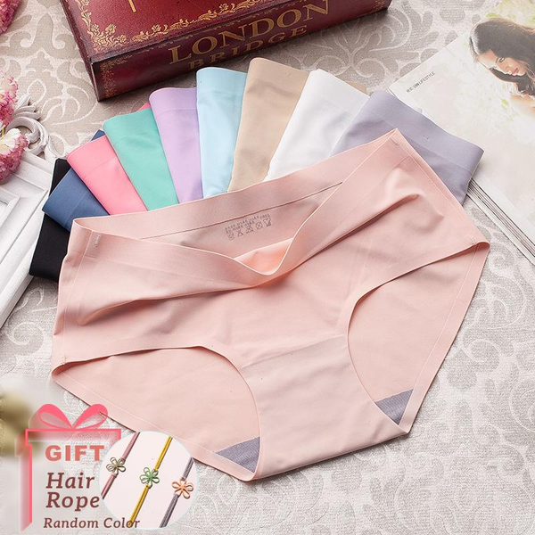 bzel 3pcs lot panties womens set solid female underwear mid-rise silky ladies briefs comfort seamless, Black;pink
bzel 3pcs lot panties womens set solid female underwear mid-rise silky ladies briefs comfort seamless, Black;pink