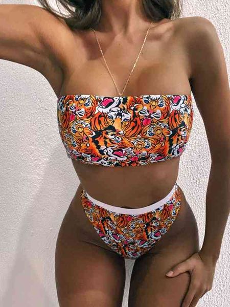 designer women' swimsuit bikini bra high waist tiger head printed bikini swimsuit, Red;black
designer women' swimsuit bikini bra high waist tiger head printed bikini swimsuit, Red;black