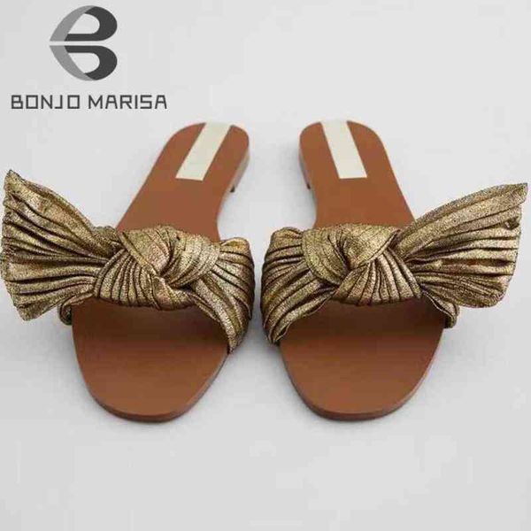 slippers brand slip on bowknot women pleated sandals slides summer flat low heel casual slip on gold leisure open toe shoes size 43 220408, Black
slippers brand slip on bowknot women pleated sandals slides summer flat low heel casual slip on gold leisure open toe shoes size 43 220408, Black