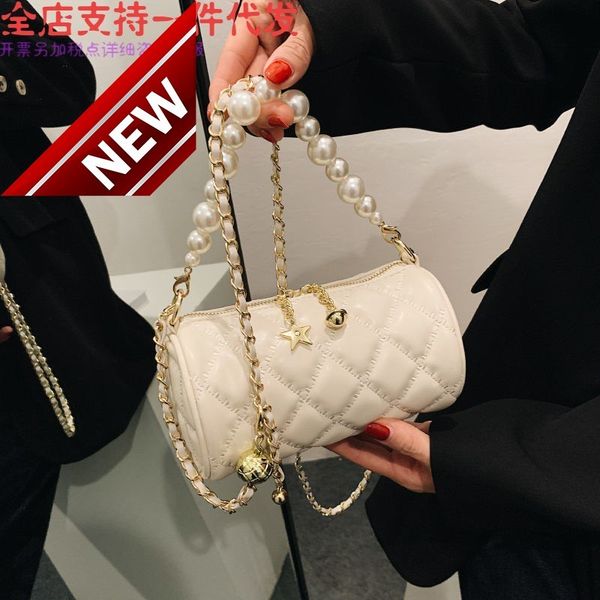 trendy wholesale high sense small women's new pearl fashion chain ladies bags