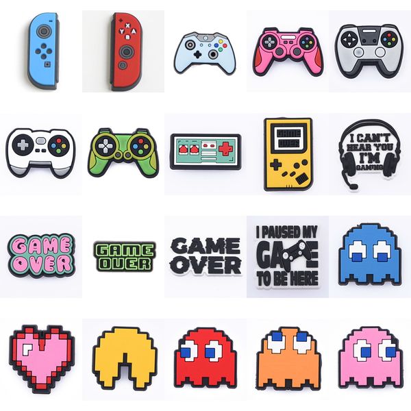 cartoon game beans pvc shoe charms funny toys decoration fit for croc clogs sandals accessories kids party gift, White;pink
cartoon game beans pvc shoe charms funny toys decoration fit for croc clogs sandals accessories kids party gift, White;pink