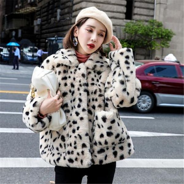 zxryxgs 2022 new autumn winter clothing leopard print faux fur coat elegance fashion jacket short loose young women's coat t220716, Black
zxryxgs 2022 new autumn winter clothing leopard print faux fur coat elegance fashion jacket short loose young women's coat t220716, Black